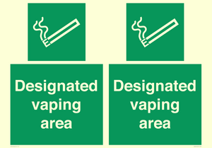 Designated vaping area